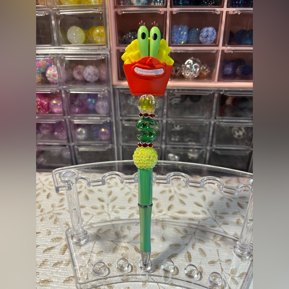 - Handmade Beaded Doorables Pen